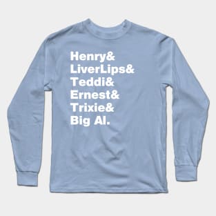 Country Bears Helvetica List Long Sleeve T-Shirt